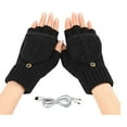 thumbnail image 5 of Miogawg USB Heating Gloves, Warm Convertible Mittens Flap Cover For Men Women, Touch Screen Breathable Cold Weather Gloves, Windproof Warm Cycling Gloves For Ski Motorcycle Driving, 5 of 5