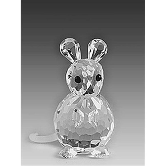 653-12 0.82 L x 0.66 H in. Crystal Mouse Animals Figurines
