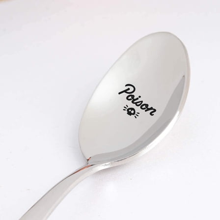Gift For Friend - Poison Spoon Gift | Birthday/Friendship/Christmas Gift for Brother Sister | Gift Ideas for Friends Family | Funny Gift for Food Lover