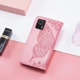 thumbnail image 4 of for Motorola Edge 30 Neo 6.28" Wallet Case for Women Girls, Shiny Butterfly Flower PU Leather Cover with Card Slot Holder Flip Phone Case for Motorola Edge 30 Neo Rhinestone Pink, 4 of 18