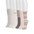 thumbnail image 4 of MUK LUKS Women's Mid-Calf Tall Boot Socks, 6-Pack, Fits Shoe Sizes 6-11, 4 of 5