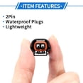 thumbnail image 4 of 2 Pin Fuel Injector Connector Plug Waterproof for Kia k2 k3 k5 No.06A973722 1 Set, 4 of 6