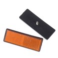 thumbnail image 2 of 2Pcs Rectangle  Car Motorcycle Bike Caravan Lorry Screw On Safety Reflector, 2 of 8