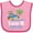 Pink and Red, variant on Inktastic Kauai Hawaii Surfing Boys or Girls Baby Bib