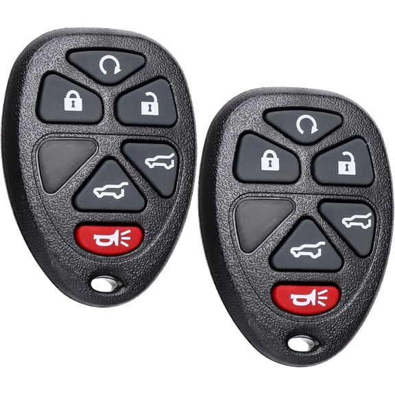Key Fob Replacement for 2007-2014 Chevy Tahoe Suburban Traverse Yukon 1500 2500 Cadillac Escalade ESV EXT 07 08 09 10 11 12 13 14 Car Keyless Entry Remote Control OUC60270, OUC60221, 2Pcs