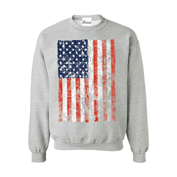Mens Sweatshirts and Hoodies - American Flag 4th of July