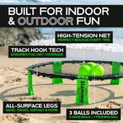 GoSports Slammo Outdoor Game Set - Beach Lawn Game Set - Includes 3 Balls, Carrying Case and Rules