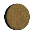 thumbnail image 2 of 14'' Brown Abstract Art Tire Cover, Universal Spare Wheel Covers, Dust-Proof, Water-Proof, Sun-Proof and Corrosion-Proof, 2 of 9