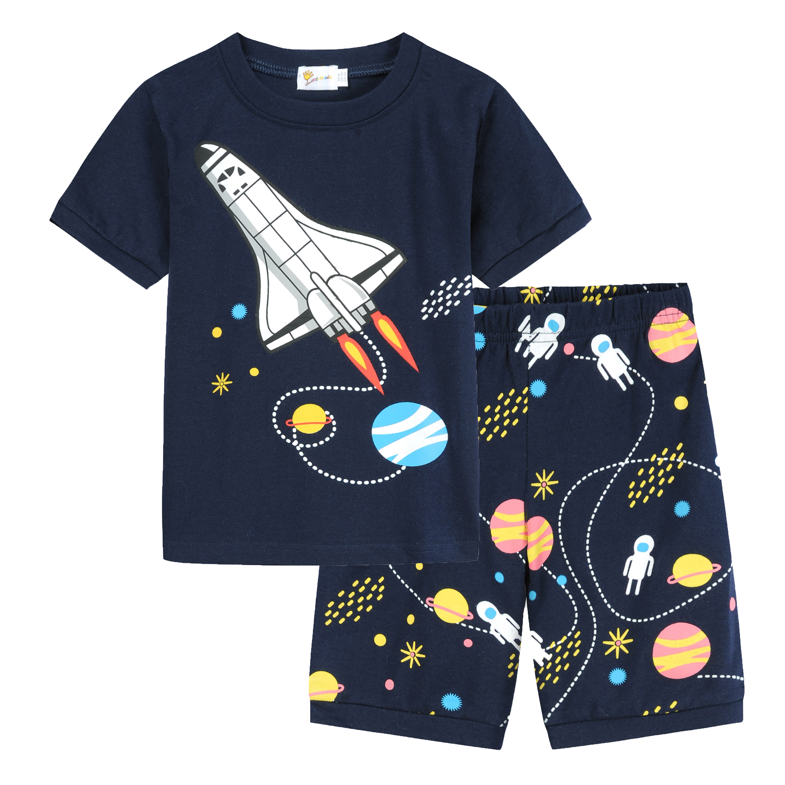 Little Hand Little Boys Short Set Pajamas for Boys 100 Cotton
