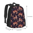 thumbnail image 3 of Daiia Leopard Print Backpack for Men and Women -Durable Backpack Large Capacity, Water-Resistant Bag with Adjustable Straps and Laptop Compartment, 3 of 9