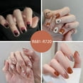 thumbnail image 3 of Uñas postizas europeas, uñas postizas con acabado UV, brillantes, cobertura total, uñas postizas artificiales, uñas para mujer, 3 of 5