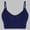 Dark Blue, variant on OGLCCG Adjustable Sports Bra for Women,Low Back Running Workout Bra for Fitness, Supportive Wireless Seamless Yoga Bras,Hot Pink