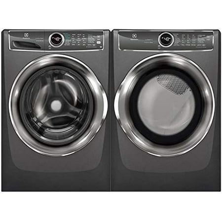 Electrolux Titanium Front Load Laundry Pair with EFLS627UTT 27