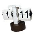 thumbnail image 4 of deevoka Auto Flip Clock Creative Automatic Page Turning Clock for Hotel Office Decor white, 4 of 9