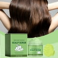 thumbnail image 2 of Apple Juice & Sea Salt Scalp Scrub,2-in-1 AHA & BHA Scalp Exfoliator Shampoo,Cleansing Shampoo with Massager for Buildup and Dead Skin,Removal Refreshing Scalp Cleaning Scrub Hair Cream,100g, 2 of 8