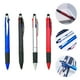 thumbnail image 4 of EeaseMX Juego de 4 bolígrafos prácticos con rotación única de 3 colores y lápiz óptico., 4 of 7