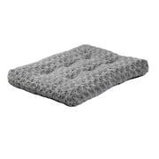 Angle View: 24 Inch Deluxe Pet Bed Cushion Mat Pad Dog Cat Kennel Crate Cozy Soft Warm Foam