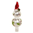 thumbnail image 2 of Kurt Adler 12-Inch Glass Holly and Cardinal Tree Topper, 2 of 8