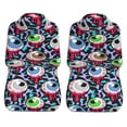 thumbnail image 3 of LAKIMCT Leopard Print Eyes Car Seat Covers Vehicle Front Seat Covers Universal Fit Seat Protector, 3 of 9