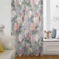 thumbnail image 6 of Vintage Spring Floral Sheer Curtains 84 Inches Long, Summer Botanical Watercolor Light Filering Curtains, Breathable Simi Curtain Privacy Drapes for Living Room Bedroom Lightweight Window Treatment, 6 of 9