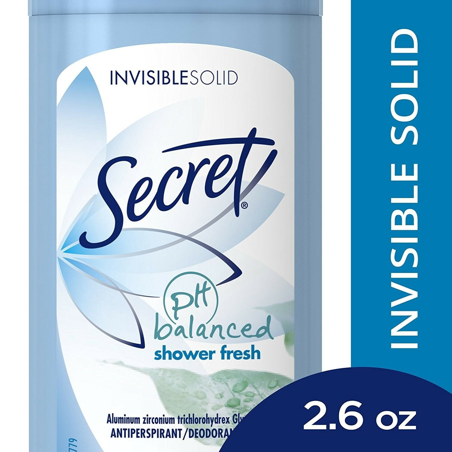Secret Anti-Perspirant Deodorant Clear Gel, Classic Cocoa Butter Scent 2.6 oz (Pack of 6)