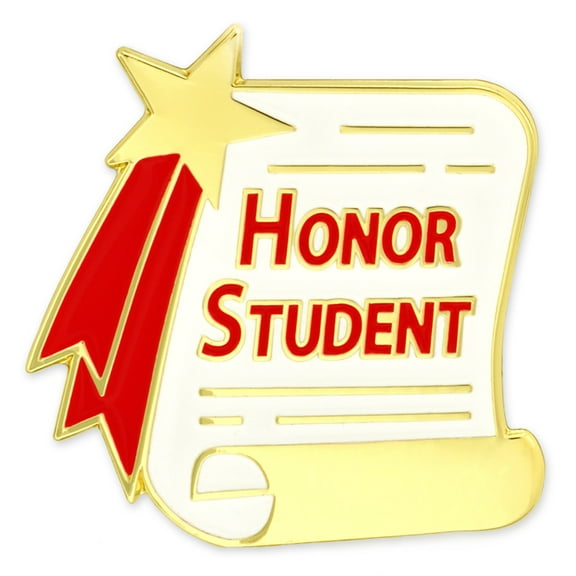 PinMart's Honor Student Scroll Pin