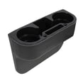 thumbnail image 4 of Organizador de consola para rellenar el espacio entre los asientos del coche, para teléfono y llaves de SUV. Negro, 4 of 8