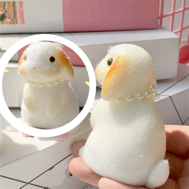 NAOJIE Mini Rabbit-Shaped Squishy Toy & Soft and Cute Silicone Squeezes for Stress Relief and Safety-Orange-3",Rabbit Squishy,Squishy Rabbit,Taba Squishy