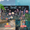 thumbnail image 5 of 1 Pcs 2D Flat License Plate Covers & Frames, Flowers For Decorative Front, Waterproof For Decoration Aluminum License Plate Covers & Frames Cover For Men Women, 12" X 6", 5 of 7