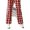 Red, variant on Women's Pants Casual Gingham Straight Leg Black and White XS (2)