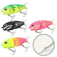 thumbnail image 3 of Multi-section Glide Bait Swim Baits Fishing Lure With Replace Tail, 3 of 10