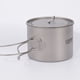 thumbnail image 4 of Taza Outdoor Lixada 900ml Copa de titanio Olla ultraligera Taza portátil con tapa y asa plegable Aca Lixada Taza Outdoor, 4 of 7