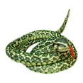 thumbnail image 2 of Juguete de Peluche de Serpiente de 200 cm con Lenguas Rojas Sunnimix Serpiente de Simulación Verde, 2 of 8