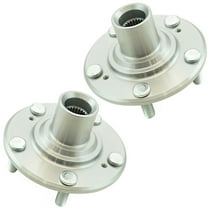TRQ Front Wheel Hub LH Driver & RH Passenger Side Set Pair for Honda Civic New BHA53036