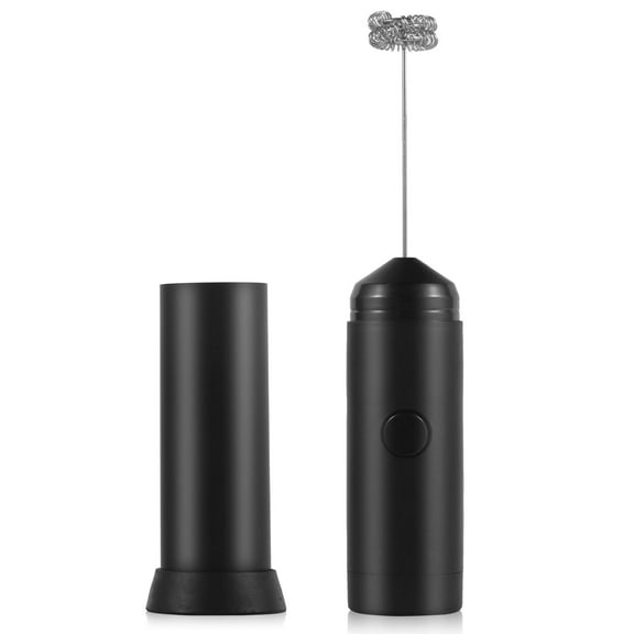 Milk Frother Handheld for Coffee Foam Maker Electric Whisk Drink Mixer Black