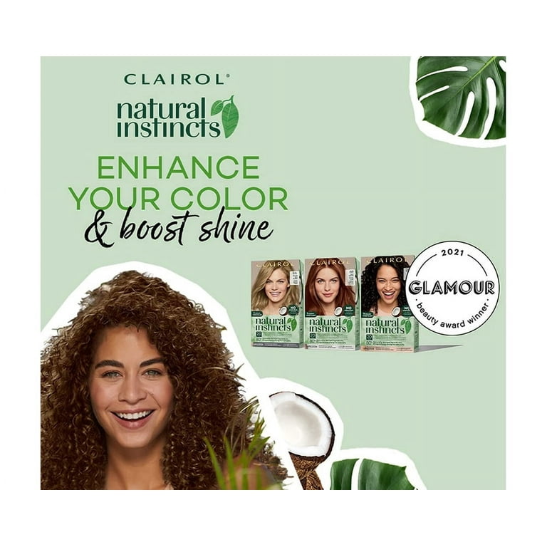 Clairol Natural Instincts Hair Dye, Light Brown Color, 1 Ea 