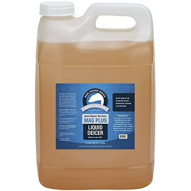 Bare Ground BG2.5P All Natural AntiSnow Liquid DeIcer, 320 oz (2.5