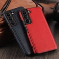 thumbnail image 2 of For Samsung Galaxy S23 Plus (6.6'') Leather Case Thin Flexible Soft Grip Luxury Vgean PU Leather Cover Durable Anti-Scratch Full Phone Cases Compatible with Galaxy S23 Plus (6.6"), 2 of 6