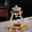 Gold, variant on Lazy Kungfu Glass Tea Set Semi Automatic Drip Rotating with Infuser Glass Teapot Set (6 cups)