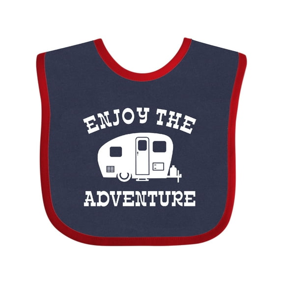 Inktastic Enjoy the Adventure RV Boys or Girls Baby Bib
