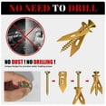 thumbnail image 5 of 2026 New Self Drilling Drywall Anchors, Self-Drilling Plastic Anchors with Screws, Heavy Duty Kit, Holds Up to 100lbs, Ideal for Shelves, TV Mounts, Picture Frames & More, 5 of 7