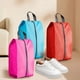 thumbnail image 2 of Bolsa organizadora de almacenamiento de zapatos, tela de nailon impermeable con cremallera resistente para viajar, bolsa colgante portátil para niños, mujeres y hombres, 2 of 4