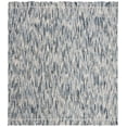 thumbnail image 2 of SAFAVIEH Natural Fiber Michayla Abstract Jute Area Rug, Blue/Ivory, 6' x 6' Square, 2 of 7