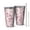 Pioneer Flower Floral-1, variant on 16oz Tumblers Pioneer Flower Floral Print Pattern Stainless Steel Vacuum Insulated Double Wall Travel Tumbler Cups Mug with Lid and Straw,Cleaning Brush for Coffee,Tea