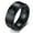 Black, variant on Star of David with Hamsa Spinner Ring from Israel, Jewish Magen Star Hexagram & Judaica Hand of Fatima Amulet Symbol Rotatating Fidget Relieve Finger Ring for Men Women, #11, Silver