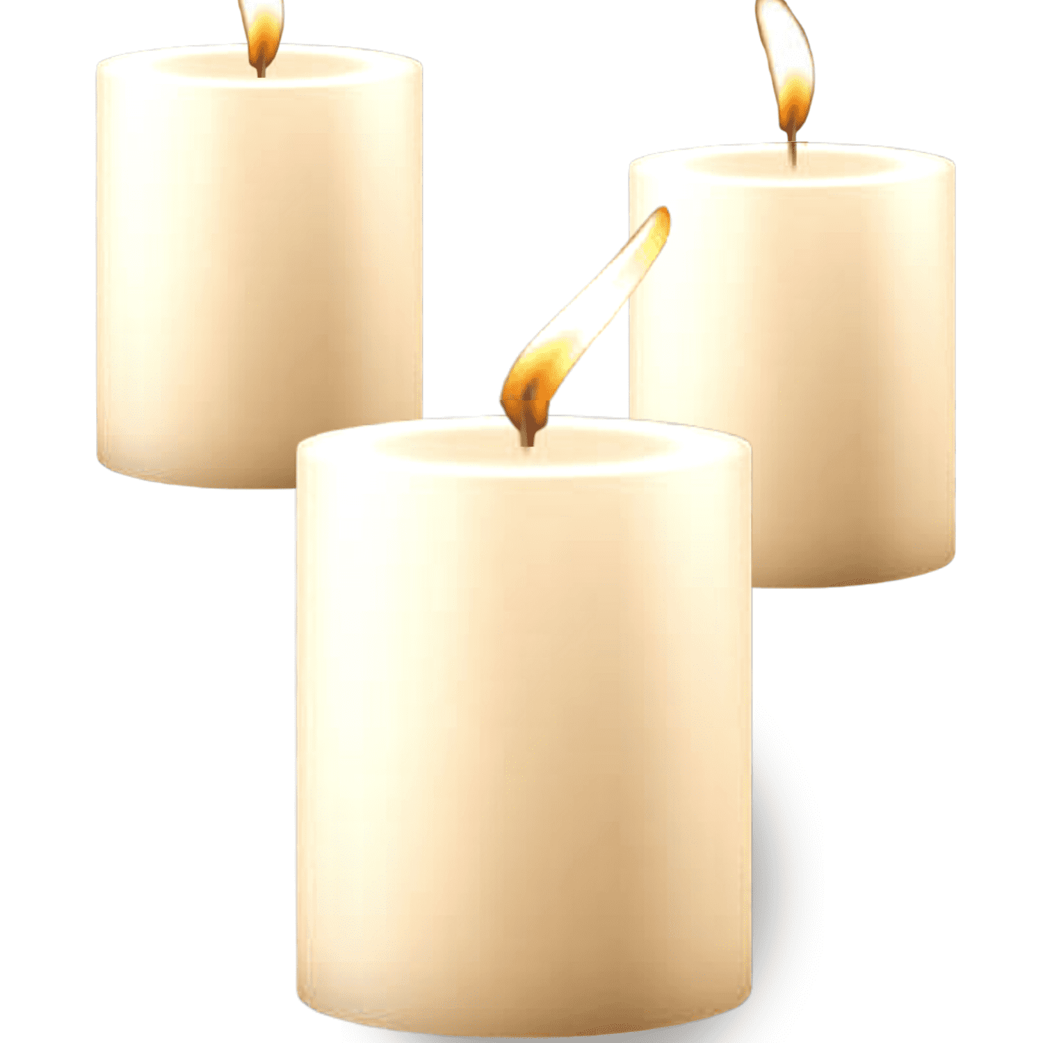 Candles for Home Scented Vanilla Vanilla Scented Candles 4 Pack