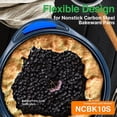 thumbnail image 4 of NutriChef  6 Pcs Blue Silicone Handles, Bending and Anti Slip Flexible Design for Nonstick Carbon Steel Bakeware Pans, Dishwasher Safe,, 4 of 7