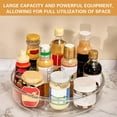 thumbnail image 7 of Ycandiee Cabinet Organizer, Spice Storage, Plastic Rotating Round Lazy Susan Turntable for Cabinet, Pantry, Countertop, Table, Fridge, 11.8 Inch, 7 of 7