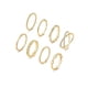 thumbnail image 2 of 1 Set Women's Stackable Gold Rings With 5-13 Different Sizes, Perfect For Permanent Stack, Wedding Or Engagement, Proposal, Marriage Vow, 2 of 4