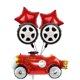 thumbnail image 1 of Globo de coche clásico Lightning de 18 pulgadas con forma de rueda redonda, mosaico de estrella de cinco puntas, suministros para festivales, fiestas de bodas, 1 of 5